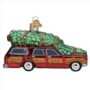 Station Wagon with Tree Glass Ornament – Old World Christmas